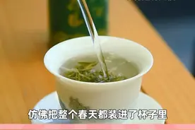 一杯西湖龙井，解锁春天的正确打开方式 #用一杯西湖龙井打开春分 #第一口春茶在抖音 #召唤茶友 #舌尖上的抖音视频封面