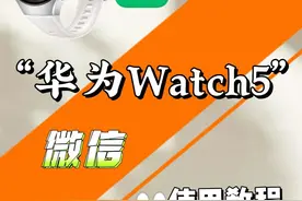 华为手表watch5使用微信 华为Watch5微信使用教程#华为watch5    #华为手表微信  #华为手表watch5  #腕上AI手表 #我的表盘秀场