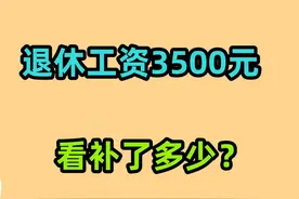 湖北养老金补发到账，退休工资有3500元，看看补发多少钱？视频封面