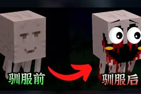 驯养恶魂突然消失的真相，竟然是个恐怖生物！？ #我的世界