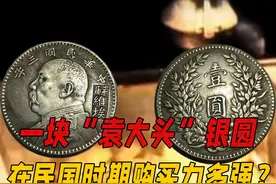 “袁大头”银圆，在民国的购买力有多强？ #银元 #袁大头视频封面