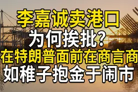李嘉诚卖港口，为何挨批？在特朗普面前在商言商视频封面