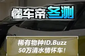 稀有物种ID.Buzz 50万清水情怀车！#冬测 #2023懂车帝冬测视频封面