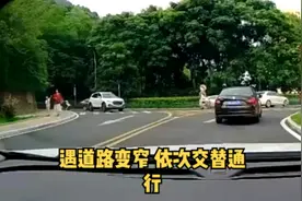 #交通安全 遇道路变窄 依次交替通行 #玩转柒言音乐对讲机视频封面