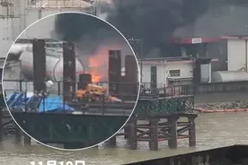 东莞一油库内油罐车起火爆炸？应急：普通火灾，无人员伤亡视频封面