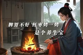 红枣烤一烤，泡水喝是个养生宝 #养生 #中医养生 #脾胃虚弱