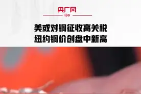 美或对铜征收高关税 纽约铜价创盘中新高视频封面