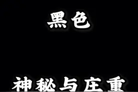 中国传统色：黑色，最有态度的颜色。 这种高级感拉满，能赋予魅力的颜色，低调却又尽显锋芒，神秘又庄重。它是独一无二的中国意象。#东方美学 #中国传统色 #配色 #一代宗师视频封面