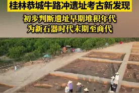 桂林恭城牛路冲遗址考古新发现！初步判断遗址早期堆积年代为新石器时代末期至商代视频封面