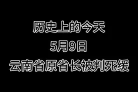 2003年5月9日 云南省原省长李嘉廷被判死缓#历史 #党史 #人物故事视频封面