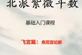 飞宫篇：疾厄宫论断 #紫微斗数 #紫微斗数教学 #飞宫视频封面