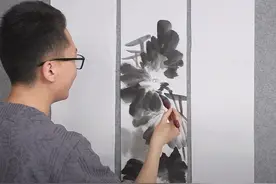 孙老师国画教学：简单易懂的荷叶画法 #一起学画画 #国画学习 #水墨写意视频封面