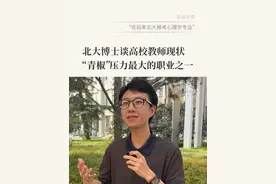 大学老师可以躺平吗？ 北大博士谈高校教师现状：“青椒”是压力最大的职业之一！#大学老师 #教育 #心理学 #名校视频封面
