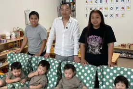 香港4胞胎家庭月租6万的房子竟然这么布局？宝二代爸爸为什么不让他们去学校读书？视频封面