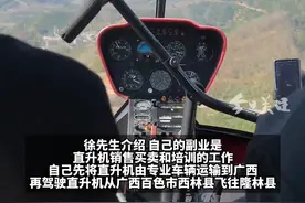 许先生表示，此次驾驶直升机回家合法合规，但需出行前一天向相关部门申报，并递交飞行计划，得到允许后方可实施。（九派新闻）视频封面