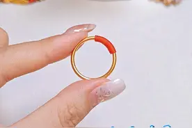 戒指大了，怎么办？一分钟教你轻松搞定！戒指如何快速缠红绳 #戒指大了怎么办 #编绳教程 #手工diy #戒指缠线 #编绳手艺分享视频封面