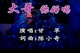 甘萍-大哥你好吗视频封面