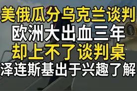 美俄瓜分乌克兰的谈判开始，欧洲出血三年，却上不了谈判桌视频封面
