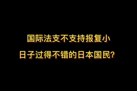 国际法支不支持报复小日子过得不错的日本国民？#抖来学法 视频封面