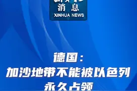 新华社消息｜德国：加沙地带不能被以色列永久占领视频封面