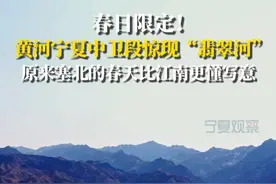 春日的黄河宁夏中卫段，褪去冬日的沉寂，在塞北的怀抱中蜿蜒舒展。冬末春初，上游来水量减少，泥沙沉淀，黄河河水呈现罕见的澄澈碧绿，宛如一条流动的翡翠河，波光潋滟，为苍茫的黄土高原添上一抹温柔的诗意。#黄河宁夏中卫段惊现翡翠河  #黄河  #吸睛宁夏等你上分视频封面