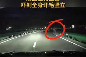 男子半夜在高速上行驶遇诡异“人影”行走 周边没有出口，吓到全身汗毛竖立#高速人影 #诡异视频封面