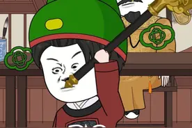 穿越大唐成为程咬金儿子，既被突厥来的小王子戴绿帽 #沙雕动画视频封面