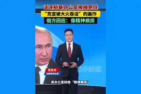 泽连斯基办公室被曝悬挂“克宫被大火吞没”的画作，俄方回应：像精神病房视频封面