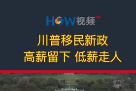 川普移民新政！高薪留下 低薪走人！ 川普移民新政！高薪留下 低薪走人！#移民 #H1B #川普视频封面