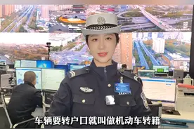 机动车转籍这样办理（出镜 韩昕豫/剪辑 张博越） #文明交通你我同行 #车驾管 #放管服视频封面