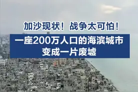 #加沙现状 ！半年时间，一座200万人口的海滨城市变成一片废墟。战争太可怕了，愿世界和平！#巴以 （CCTV国际时讯 南宁广电）视频封面