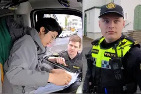 从中国自驾出国被警察拦车，冰岛警察的态度出乎意料！视频封面