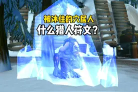 被冰住的穴居人 探索赛季服 猎人符文削凿#魔兽世界plus视频封面