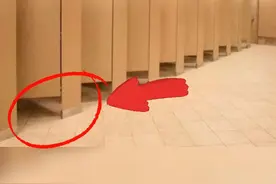 为什么公共厕所的门下面会空出一截？#科普知识 #涨知识 视频封面