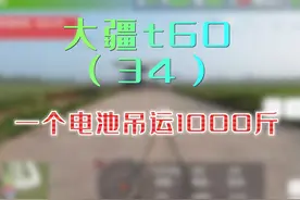 大疆T60一个电池吊运秧苗1000斤，一天吊运十几吨视频封面