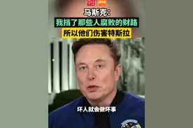 马斯克：我挡了那些人腐败的财路 所以他们伤害特斯拉视频封面