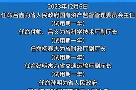 吉林省最新人事任免 #人事任免 #吉林省视频封面