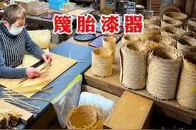 传统漆器的制作全过程，成品太惊艳了 #高手在民间 #老手艺视频封面