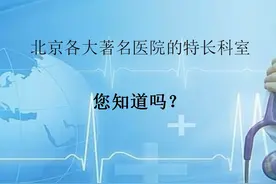 北京各大著名医院的特长科室，您知道吗？#涨知识 #医学院视频封面