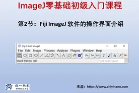 Imagej软件的操作界面介绍