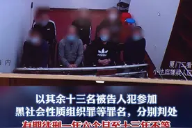 大快人心！一黑社会团伙覆灭，“黑老大”获刑二十年#厦门#扫黑除恶 #宣判 视频封面