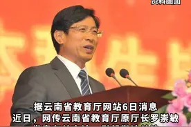 云南教育厅回应网传原厅长罗崇敏相关言论，已成立工作组调查此事 #周刊君热点 视频封面