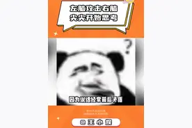左脑攻击右脑，尖尖开始思考 #常熟阿诺 #抽象 #诺言诺语 #智慧人生视频封面