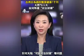 台湾公布战时粮食储备7个月 天然气11天 应对所谓“对台封锁”#看台海视频封面