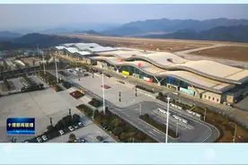 武当山机场新建国际航站楼项目进入冲刺阶段，即将竣工！#武当山机场 #十堰视频封面