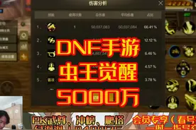 DNF手游全身20毕业小鳗鱼虫王觉醒5000万伤害 #dnf手游视频封面