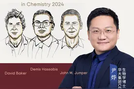 2024诺奖解读：80后首次！诺奖化学奖颁给蛋白质结构预测。 #尹烨科普 #诺贝尔奖 #诺贝尔化学奖 #alphafold #大咖观察视频封面
