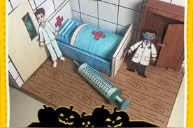 #微缩场景 #剧情反转 #自制恐怖盲盒 #手工盲盒故事视频封面
