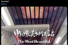 外交部发言人毛宁发布视频：中国最美地铁站 你最喜欢哪一个？视频封面
