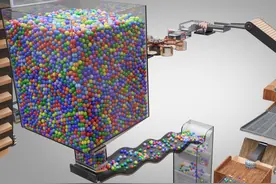 20000个彩色小球Marble run循环动画V20 #解压视频 解压动画视频封面